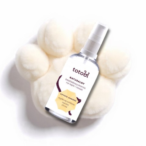 Totobi Naturalny bezśladowy kremik na łapki i nosek dla psa, 50 ml