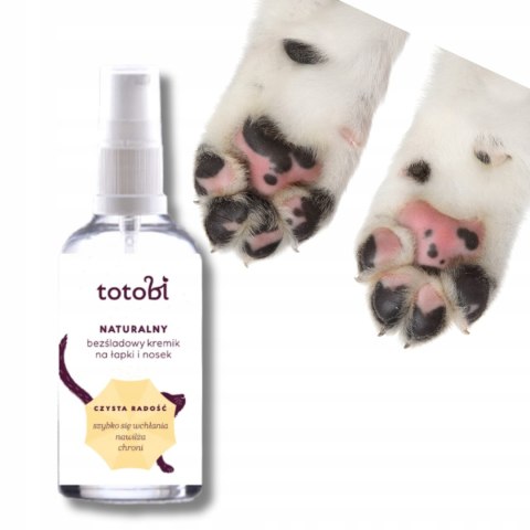 Totobi Naturalny bezśladowy kremik na łapki i nosek dla psa, 50 ml