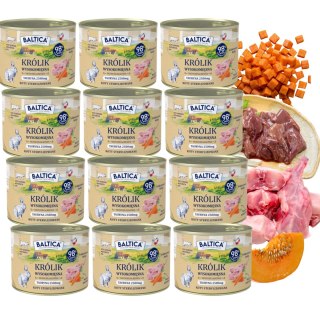 ZESTAW BALTICA SMAKI REGIONÓW Królik 12X185g Kot dorosły