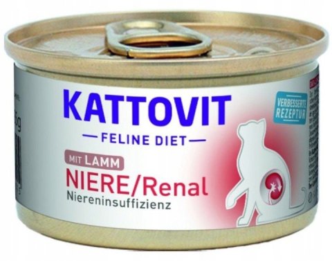 ZESTAW KATTOVIT NIERE RENAL dla kotów z niewydolnością nerek PUSZKA 12x85G