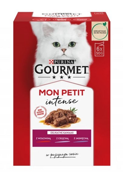 ZESTAW PURINA GOURMET Mon Petit ulubione smaki kota 48x50g