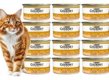 ZESTAW Purina GOURMET GOLD mus z indyka 12X85g