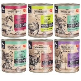 ZESTAW WIEJSKA ZAGRODA 6x800 g - MIX SMAKÓW (PREMIUM)