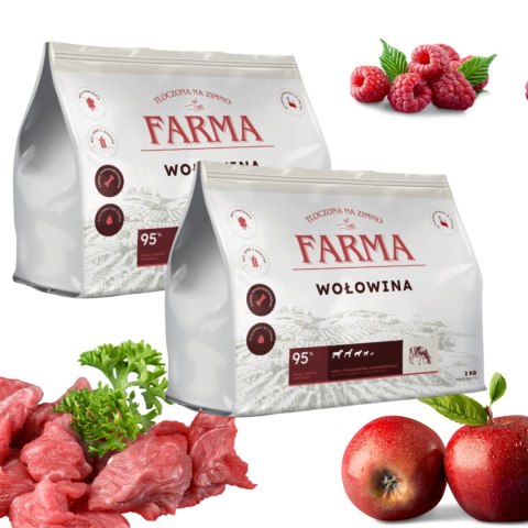 2XFarma Tłoczona na Zimno Wołowina 2KG