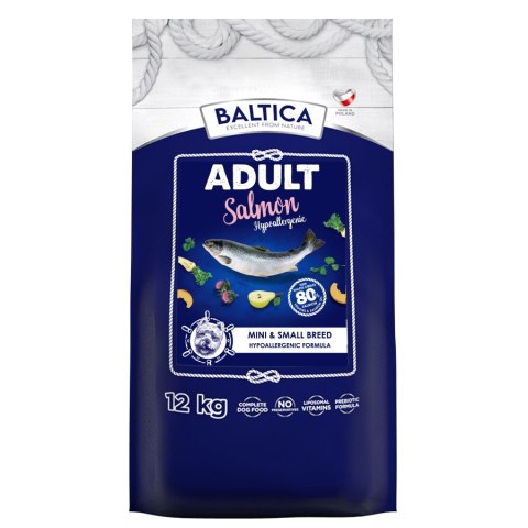BALTICA EXCELLENT Adult Salmon Hypoallergenic XS / S 12kg