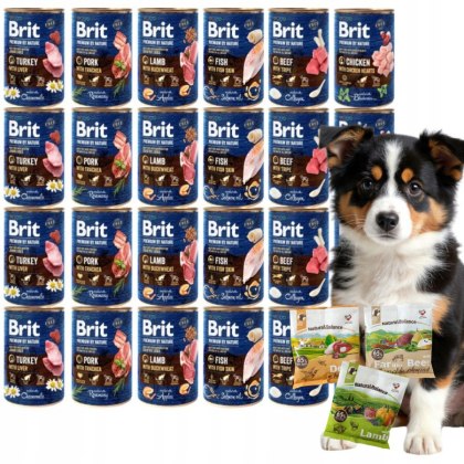 BRIT PREMIUM BY NATURE 24X400 wszystkie smaki