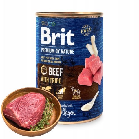 BRIT PREMIUM BY NATURE 400G BEEF&TRIPLES