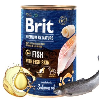 BRIT PREMIUM BY NATURE 400G FISH&FISH SKIN