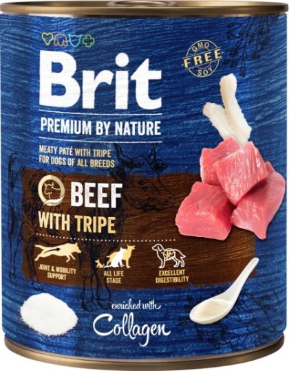 BRIT PREMIUM BY NATURE 800G BEEF&TRIPLES