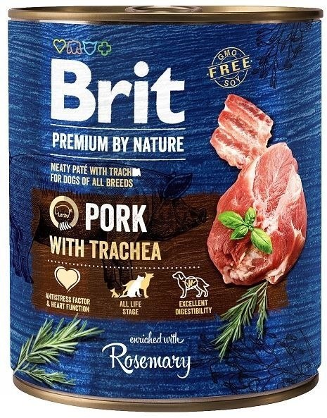 BRIT PREMIUM BY NATURE 800G PORK&TRACHEA