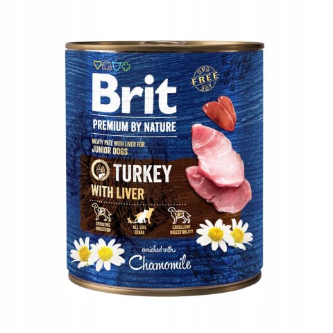 BRIT PREMIUM BY NATURE 800G TURKEY&LIVER
