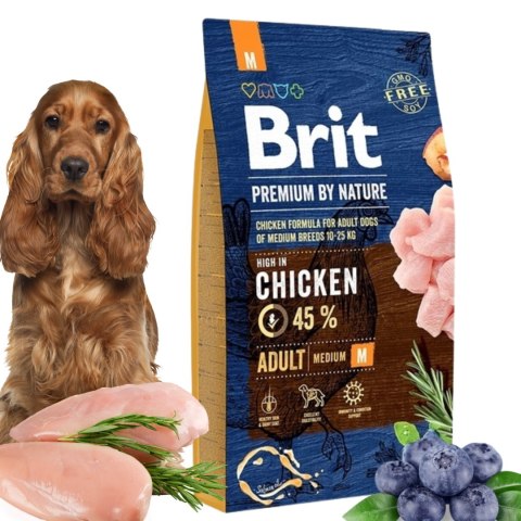BRIT PREMIUM BY NATURE M ADULT 8kg Chicken