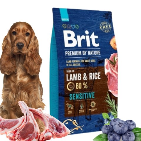 BRIT PREMIUM BY NATURE SENSITIVE LAMB 8kg
