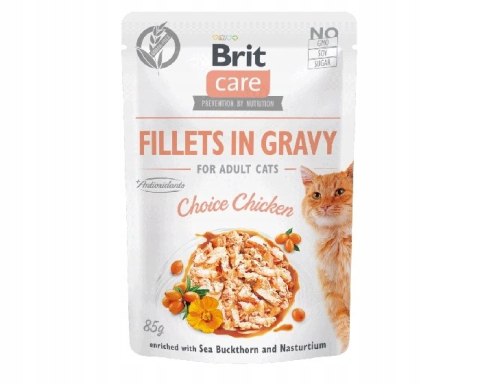 Brit Care CAT FG Flavour Box 12X85g saszetki dla kota w sosie