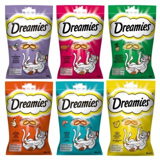 DREAMIES ZESTAW PRZYSMAKÓW DLA KOTA 6X60G Smaczki dla kota