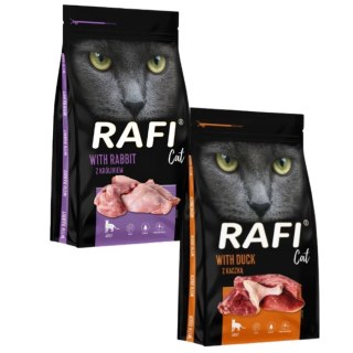 Dolina Noteci Rafi Sucha karna dla kota dorosłego Kaczka Królik 2x7kg