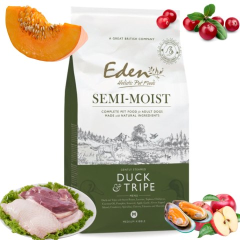Eden Półwilgotna Kaczka & Żołądki 2kg SEMI MOIST