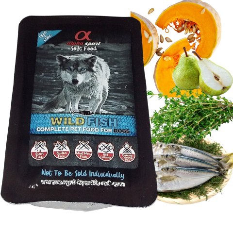 Karma sucha Alpha Spirit Wild Fish ryba 200g - 1 tacka