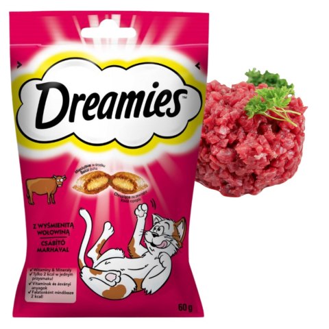 MARS Dreamies wołowina 60g (6) róż przysmaki dla kota