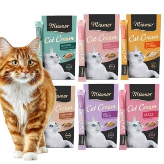 MIAMOR Miamor Cat Cream Mix smaków 6x6x15g pasty dla kota przysmak