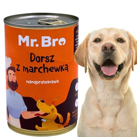 Mr. Bro Dorsz z marchewką 800g monoproteinowa