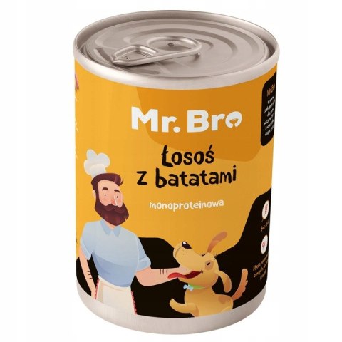 Mr. Bro Łosoś z Batatami 400g - Monoproteinowa