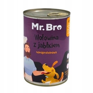 Mr. Bro Zestaw Monoproteinowych karm 6x800 Mix konina dorsz jagnięcina