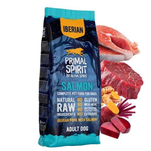 NA WAGĘ PRIMAL SPIRIT Iberian Salmon karma sucha dla psa 1kg