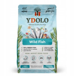 Na wagę YDOLO Wild Fish ryby morskie 1kg PÓŁWILGOTNA Dla Dorosłych Psów 0 Grochu