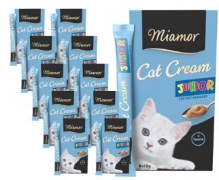 PAKIET MIAMOR Cat JuniorCream krem dla kociąt 66x15ml