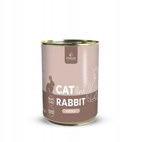 POKUSA CatLine karma mokra Rabbit / Królik 400g