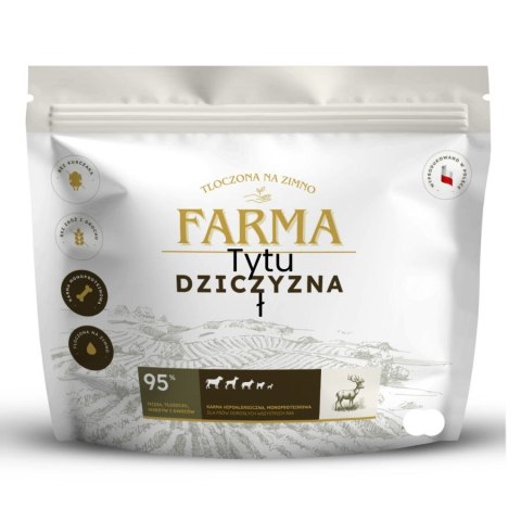 PRÓBKA Farma - Dziczyzna Tłoczona na Zimno 50g