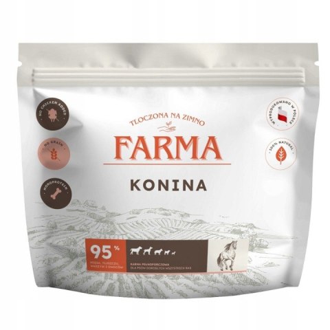 PRÓBKA Farma Tłoczona na Zimno Konina 50g