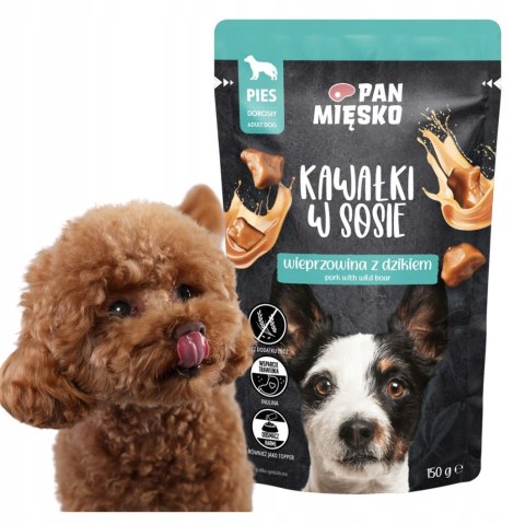 Pan Mięsko saszetka Wieprzowina z dzikiem (dorosły) 150 g