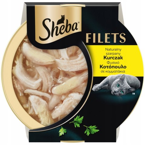 Sheba Filets Zestaw 16x60g Karma Mokra dla Kota Kurczak Tuńczyk Krewetki