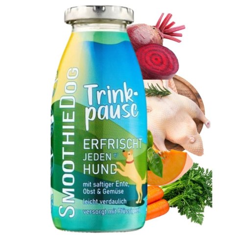 SmoothieDog Drink Pause Duck - smoothie dla psa kaczka z warzywami (250ml)