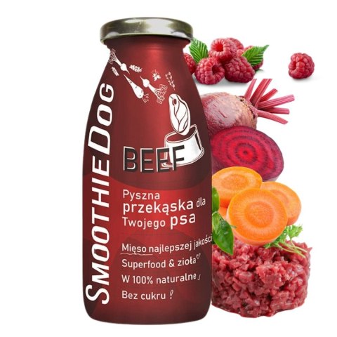 SmoothieDog WOŁOWINA 240ml Trinkpause przekąska
