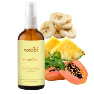 TOTOBI Enzymfresh Banana Kiss odświeżacz do pyszczka 100 ml