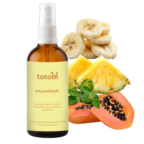 TOTOBI Enzymfresh Banana Kiss odświeżacz do pyszczka 100 ml