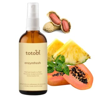 TOTOBI Enzymfresh Peanut Kiss dświeżacz do pyszczka MASŁO ORZECHOWE 100 ml