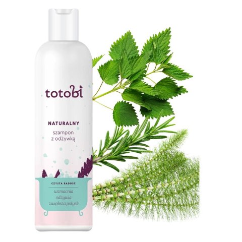 TOTOBI NATURALNY SZAMPON Z ODŻYWKĄ 2w1 PIES I KOT