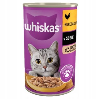 Whiskas Mokra Karma Dla Kota Z Kurczakiem W Sosie Puszka 400g