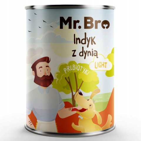 ZESTAW 12X400 Mr. Bro LIGHT Indyk z dynią Monoproteinowa