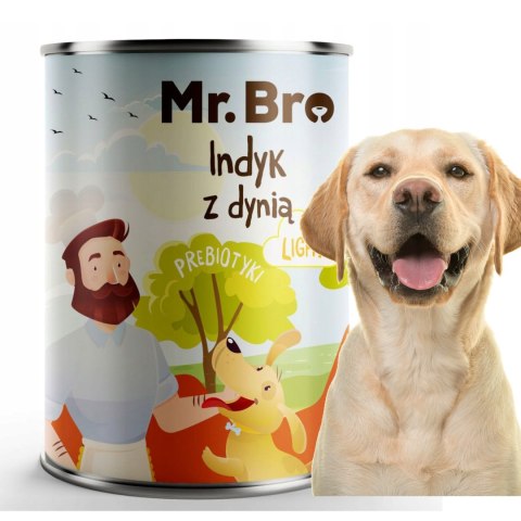 ZESTAW 6X400 Mr. Bro LIGHT Indyk z dynią Monoproteinowa
