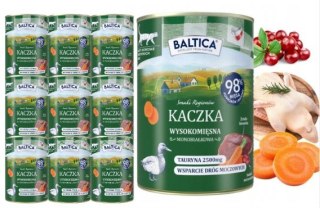 ZESTAW BALTICA SMAKI REGIONÓW Kot dorosły Kaczka 12X400g