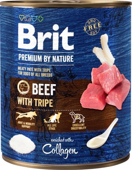 ZESTAW BRIT PREMIUM BY NATURE 6X800G BEEF&TRIPLES