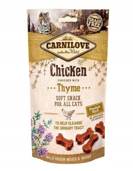 ZESTAW Smakołyki Carnilove 4X50g kurczak tymianek przysmak