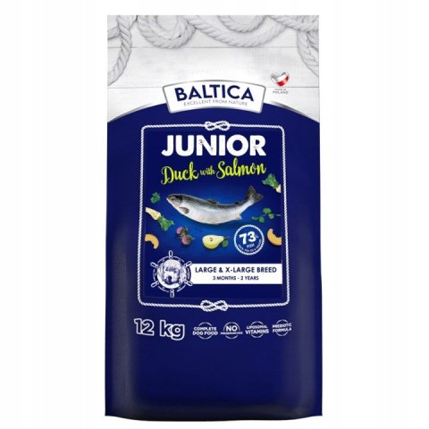 BALTICA EXCELLENR JUNIOR DUCK & SALMON 12KG Karma dla szczeniąt