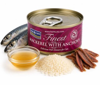 Fish4Cats Finest Makrela z Anchois 70g Karma dla Kota