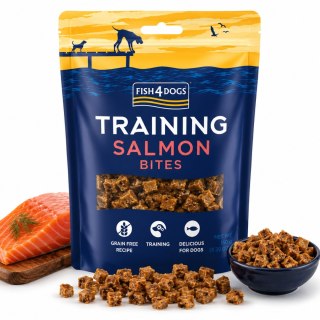 Fish4Dogs Training Salmon Bites NAJLEPSZE SMACZKI 80g